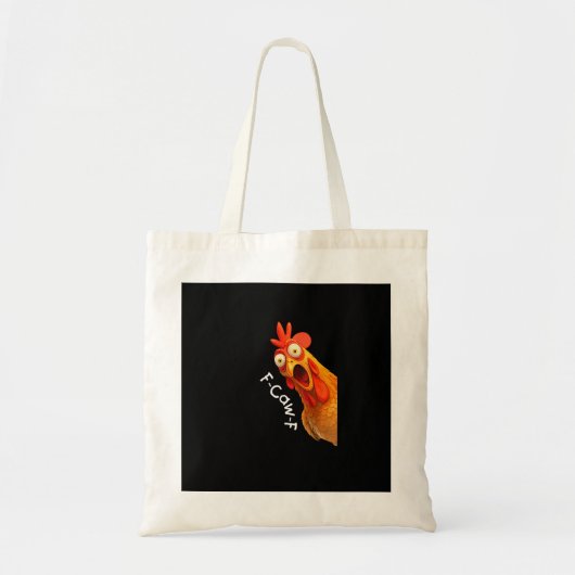 Grappige F-Caw-F Kip F-Caw-F Kip Creatieve Cas Tote Bag (Voorkant)