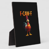Grappige F-Caw-F Kip F-Caw-F Kip Gothic Vinta Fotoplaat (Zijkant)