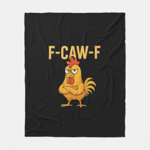Grappige F-Caw-F Kip F-Caw-F Kip Haan Meme Fleece Deken