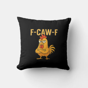 Grappige F-Caw-F Kip F-Caw-F Kip Haan Meme Kussen