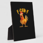 Grappige F-Caw-F Kip F-Caw-F Kip Klassiek Koel Fotoplaat (Zijkant)