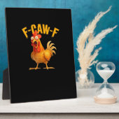 Grappige F-Caw-F Kip F-Caw-F Kip Klassiek Koel Fotoplaat (Zijkant)