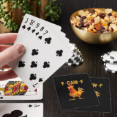 Grappige F-Caw-F Kip F-Caw-F Kip Minimaal Schoon Pokerkaarten (Insitu)