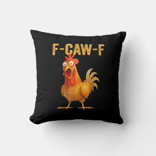 Grappige F-Caw-F Kip F-Caw-F Kip Minimal Clea Kussen