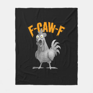 Grappige F-Caw-F Kip F-Caw-F Kip Retro Klassieker Fleece Deken