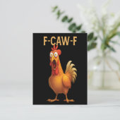 Grappige F-CAW-F kip FCAWF kip 2025 Briefkaart (Staand voorkant)