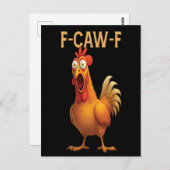 Grappige F-CAW-F kip FCAWF kip 2025 Briefkaart (Voorkant / Achterkant)