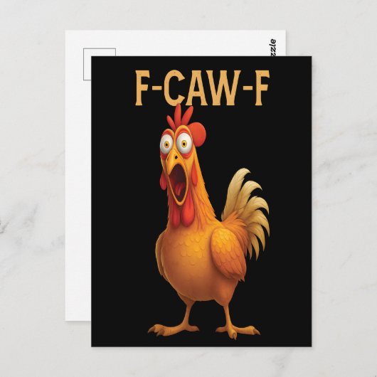 Grappige F-CAW-F kip FCAWF kip 2025 Briefkaart (Voorkant / Achterkant)
