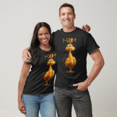 Grappige F-caw-f kip, gezichtskip T-shirt (Unisex)