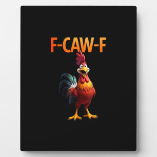 Grappige F Caw F Kip Gothic Vintage Stijl Fotoplaat