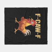 Grappige F-Caw-F Kip Grappige Trendy Fleece Deken (Voorkant (Horizontaal))