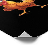 Grappige F-Caw-F Kip Grappige Trendy Poster (Hoek)
