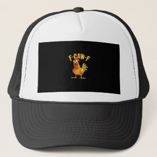 Grappige F-Caw-F Kip – Hilarisch Kraai Grafisch Hu Trucker Pet