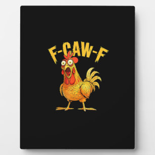 Grappige F-Caw-F Kip – Hilarische Kraai Grafische  Fotoplaat