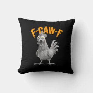 Grappige F Caw F Kip Klassieke Retro Stijl Kussen