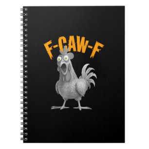 Grappige F Caw F Kip Klassieke Retro Stijl Notitieboek