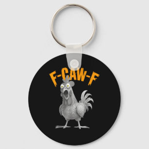 Grappige F Caw F Kip Klassieke Retro Stijl Sleutelhanger