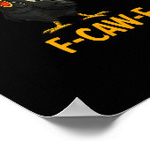 Grappige F-Caw-F Kip Overhemden F-Caw-F Kip Poster (Hoek)