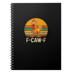 Grappige F-Caw-F Kip Overhemden F-Caw-F Kip Vinta Notitieboek