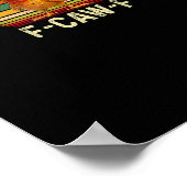 Grappige F-Caw-F Kip Overhemden F-Caw-F Kip Vinta Poster (Hoek)