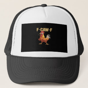 Grappige F Caw F Kip Retro Stijl Ontwerp Trucker Pet