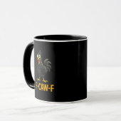Grappige F-Caw-F Kip Shirts F-Caw-F Kip Mok (Voorkant links)