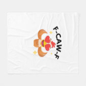 Grappige F-Caw-F Klassieker Fleece Deken (Voorkant (Horizontaal))