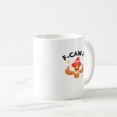 Grappige F-Caw-F Klassieker Koffiemok (Voorkant rechts)
