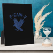 Grappige F-Caw-F Kraai Fotoplaat (Zijkant)