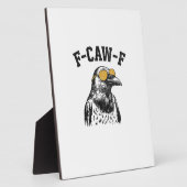 Grappige F-Caw-F Kraai Fotoplaat (Zijkant)
