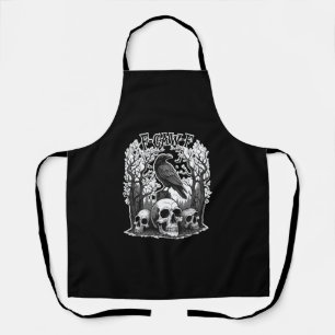 Grappige F Caw F Raven Halloween Schort