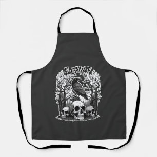 Grappige F Caw F Raven Halloween Schort