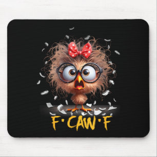 Grappige F-caw-f Zwarte Kraai Fcawf Humor Quote Vo Muismat