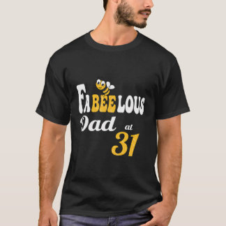 Grappige Fabulous Papa Bee Honingraat Papa 3 T-shirt