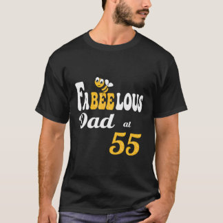 Grappige Fabulous Papa Bee Honingraat Papa 5 T-shirt