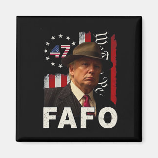 Grappige Fafo Trump Fafo Amerikaanse Usa Voor Mann Magneet