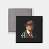 Grappige Fafo Trump Foto _1 Magneet (Voorkant / Achterkant)