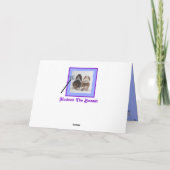 Grappige "Fairy Godmother" "Get Well" Kaart met Hu (Achterkant)