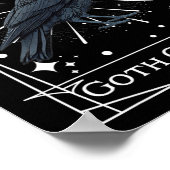 Grappige Fairycore Tarot Gothic Witchcraft De Kip Poster (Hoek)