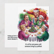 Grappige Familiale Politiek Kerst