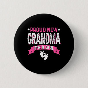 Grappige Familie Geslacht Onthulling Trots Nieuwe Ronde Button 5,7 Cm