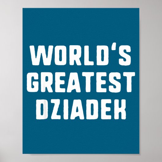 Grappige familie: Grootste Dziadek ter Wereld Poster (Voorkant)