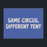 Grappige familie offerte We verhuisd nieuw adres b Briefkaart<br><div class="desc">Breng wat humor in je beweging met dit gedurfde en geestige briefkaart, ideaal om je nieuwe adres op een luchtige en gedenkwaardige manier te delen. Met speelse witte typografie tegen een levendige blauwe achtergrond, is dit ontwerp ideaal voor gezinnen, koppels of individuen die het leven niet al te serieus nemen...</div>