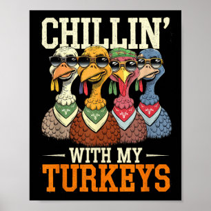 Grappige familie Thanksgiving - Chillen met mijn k Poster