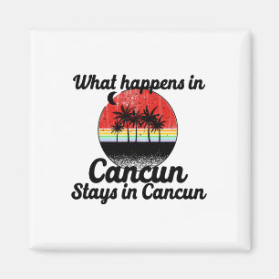 Grappige familie vakantie Cancun zomer cadeau idee Magneet