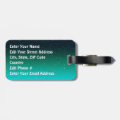 Grappige Familie Van Sneeuwmannen Bagagelabel (Achterkant horizontaal)