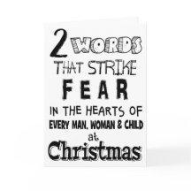 Grappige Familie Vrienden Kerstcadeau Waarschuwing