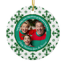 Grappige familiefoto gevuld met Joy Green & White