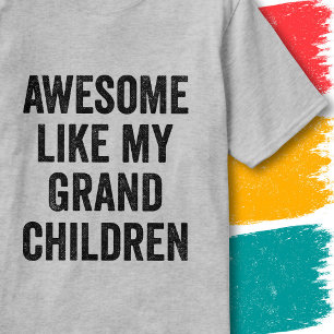 Grappige familieregel Geweldig zoals mijn kleinkin T-shirt