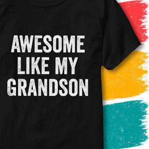 Grappige familieregel Geweldig zoals mijn kleinzoo T-shirt